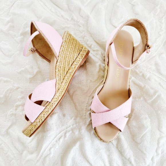 Stuart Weitzman Mirela Espadrille Wedges Size 11 - Picture 7 of 11